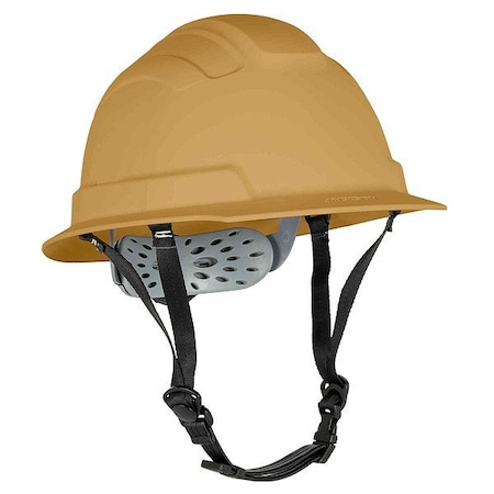 Jackson Safety Hard Hat, Full Brim, BLOCKHEAD2, Tan 22505