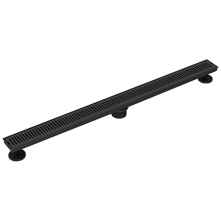 Vigo Elan 36 in. Linear Shower Drain in Matte Black VG07003MB