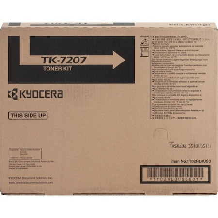 Kyocera Black Toner Cartridge 35K YLD 1T02NL0US0 TK7207