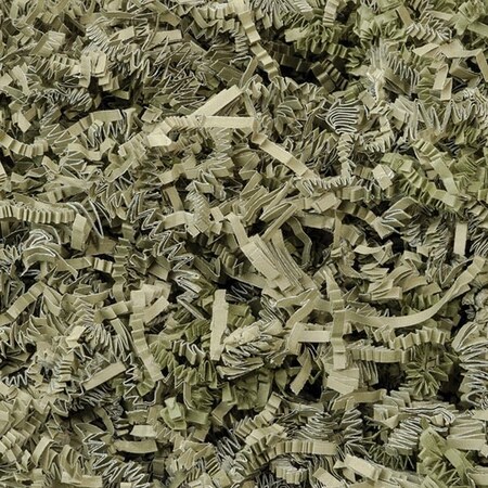 Nashville Wraps Olive Green Crinkle Cut Shredded Paper, 10 lb Box ZF10OL