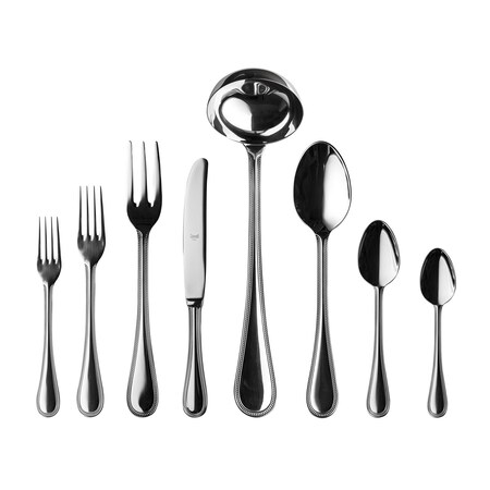 Mepra Perla Flatware Set - 43 Pieces - Stainless Steel 107622043