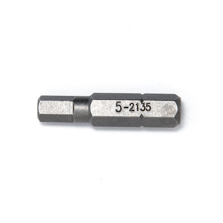 Genius Tools 263050 / 1/4in Hex Shank, 5mm Hex Screwdriver Bit 30mmL 2135