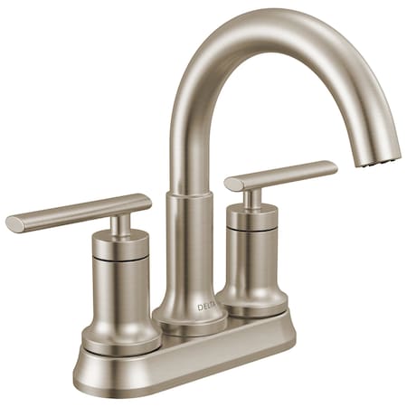 Delta Altado Two Handle Tract-Pack Centerset Bathroom Faucet In Stainless 25442-SSTP-DST