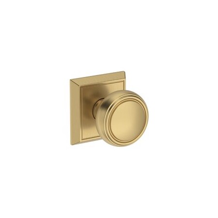 Baldwin Residential Door Knobs Full Dummy Reversible Lifetime Satin Brass FDBRECHR044