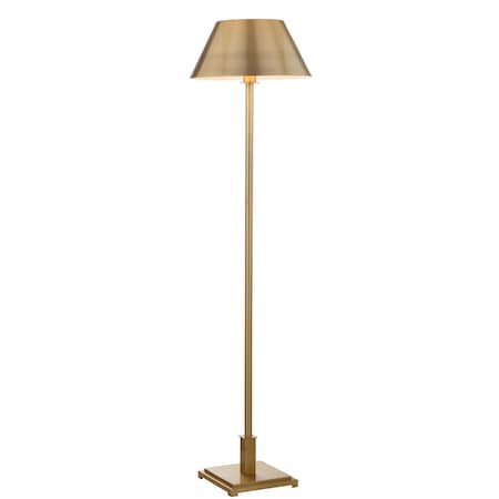 Jonathan Y Roxy 60" Metal LED Floor Lamp, Brushed Brass JYL6005B