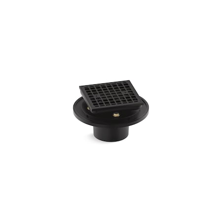 Kohler Clearflo Square brass tile-in shower drain 22673-BL