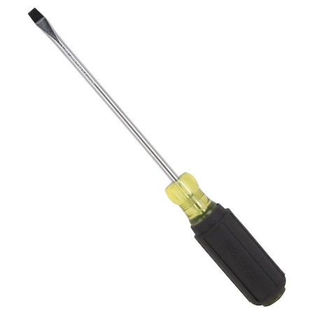 Vulcan Screwdriver, 1/4 in Drive, Slotted Drive, 10 in OAL, 6 in L Shank, Plastic/Rubber Handle MP-SD06