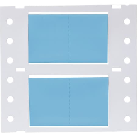 Brady PermaSleeve HX Heat Shrink Double Sided Wire Marking Sleeves, 0.75 in. x 1 in. W, Blue, Roll of 5000 2HX-750-2-BL-J-2