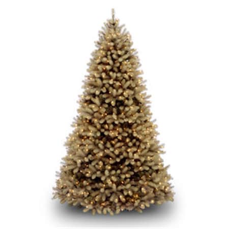 National Tree 6.5 ft. Feel-Real Downswept Douglas Fir Hinged Tree with 650 Clear Lights PEDD1-312-65