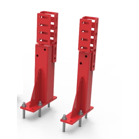 Centurion 16 in H x 3 in W for Teardrop and Structural Pallet Rack Repair Kit CENT3LG16SXX