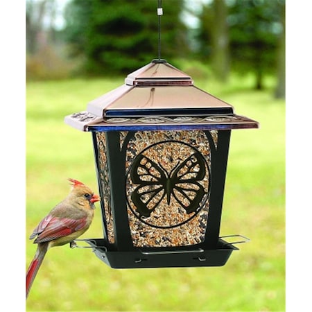 Audubon/Woodlink Hopper Feeder With Buttefly Design Bronze NA32321 990973
