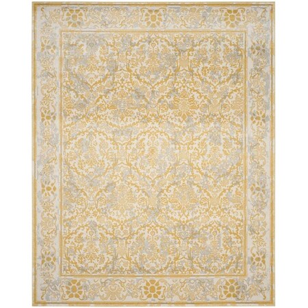 Safavieh Evoke Large Rectangle Area RugIvory & Gold 10 x 14 ft. EVK242S-10