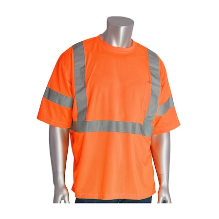 Pip ANSI Type R Class 3 and CAN/CSA Z96 X-Back Short Sleeve T-Shirt 313-1400-OR/L