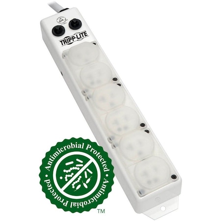 Eaton Tripp Lite Series Safe-IT UL 1363A Medical-Grade Power Strip for Patient-Care Vicinity, 6x 20A PS607HG20AOEM