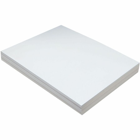 Pacon Heavyweight Tagboard, White, 9" x 12", 100 Sheets Per Pack, PK2 5211
