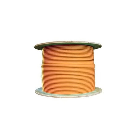 Cable Wholesale Plenum Cat6 Bulk Cable, Orange, Solid, Shielded, CMP, 23 AWG, Spool, 1000 foot 11X8-531NH