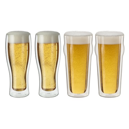 Zwilling Sorrento 4-pc Double-Wall Pint and Pilsner Glass Set 1014209