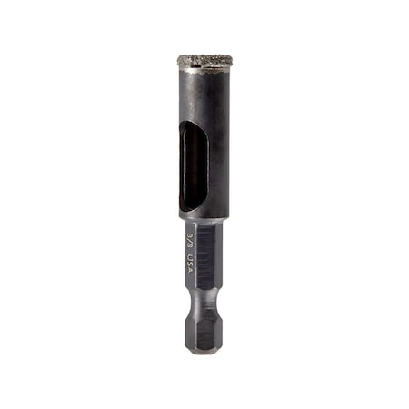 Spyder 3/8-In Arbored Diamond Grt Hole Saw Bit 600849