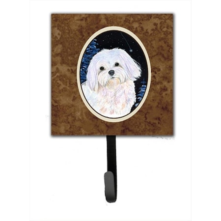 Carolines Treasures Starry Night Maltese Leash Holder Or Key Hook SS8460SH4