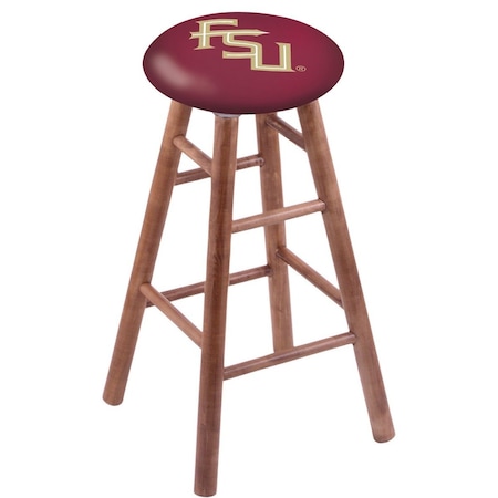 Holland Bar Stool Co Maple Bar Stool, Medium Finish, Florida State (Script) Seat RC30MSMed