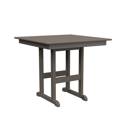 Polybird 33" ROUND TABLE "COUNTER HEIGHT".      CHARCOAL POLYBIRD P17-C