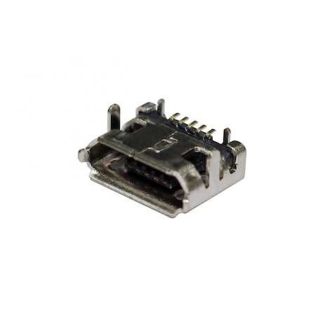 Attend Micro USB 2.0 B Type Receptacle R/A SMT Type, Shell DIP, GF 207A-BAB0-01