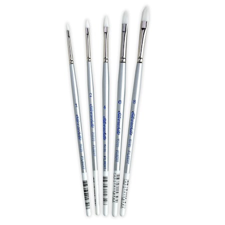 Silver Brush Silverwhite Filbert Brush, 5-Piece Set SW-1586