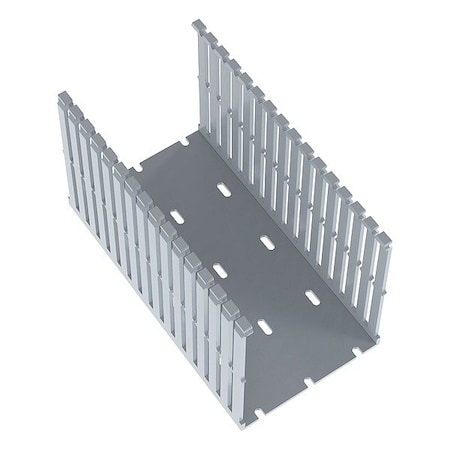 Panduit WIRE DUCT, NARROW SLOT, GRAY, 4.25 W X 5 D F4X5LG6
