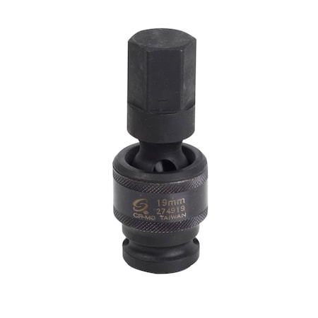 Sunex 1/2 in Drive 19Mm Universal Hex Bit Driver Impact Socket 274919