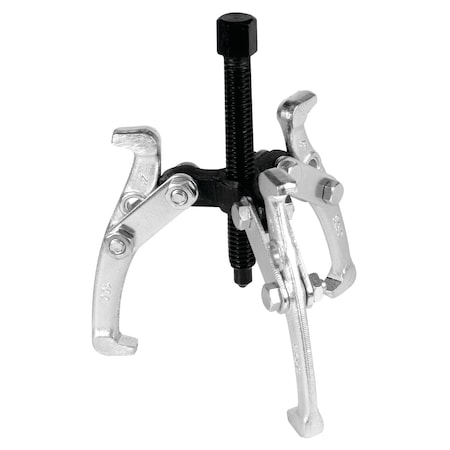 Perform Tool Gear Puller 4 In Jaw Spread; 3 Jaw; Chrome Plated; Alloy Steel W136P