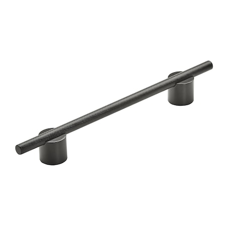 Amerock Transcendent 6-5/16 in 160 mm Center-to-Center Matte Black Cabinet Pull BP7414160MBMB