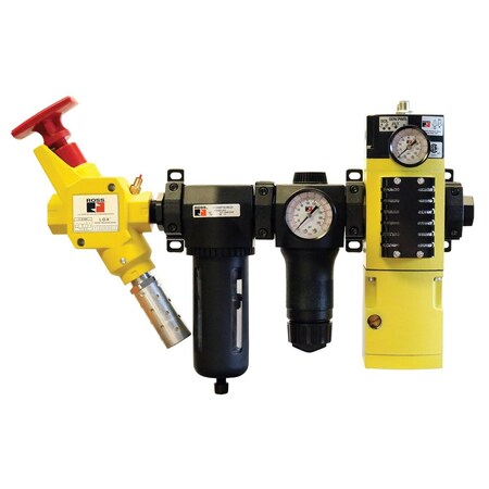 Ross Controls Safe Air Entry Assembly with M35 Series Safe Exhaust Valve M35XLL2U40NAEXABGA
