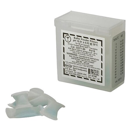 Hach Buffer Powder Pillow, 500 mL, PK15 2227195