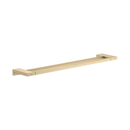 Hansgrohe AddStoris Double Towel Bar in Brushed Gold Optic 41743250