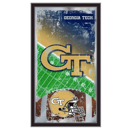 Holland Bar Stool Co Georgia Tech 15" x 26" Football Mirror MFtblGATech