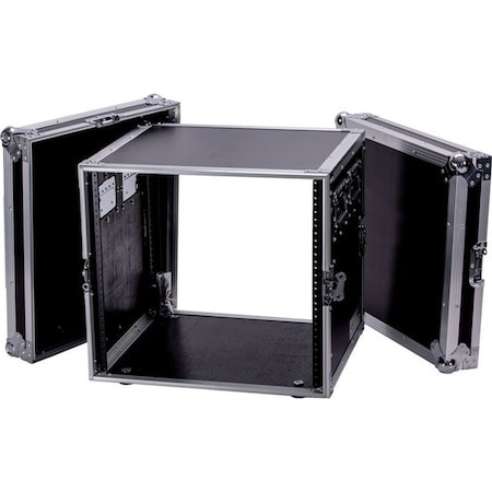 Deejay Led Fly Drive 10u Space Rack DJ Amplifier Case with 18-Inch Body Depth TBH10UAD