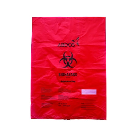 United Scientific Biohazard Disposable Bags, PP, 25in x 35in, 200PK UNU40104