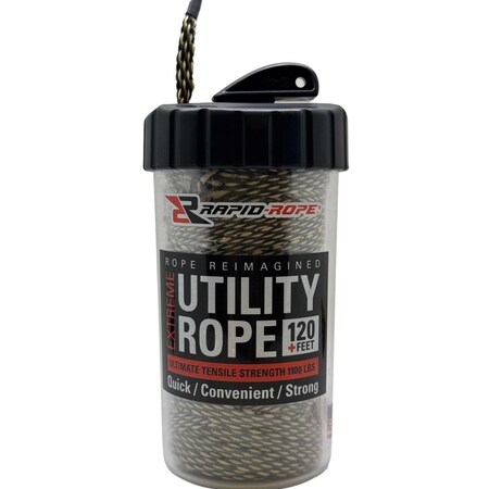 Rapid Rope 3/8 in. D X 120 linear ft L Camouflage Braided Polyester Rope RRCC6591