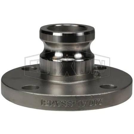 Dixon Cam and Groove Adapter, 3 in, Adapter x Class 150 Flange 300-AL-SSANSI