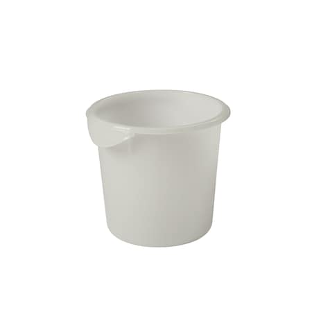 Rubbermaid Commercial ROUND STORAGE CONTAINER 4 QT WHITE SMFG572100WHT