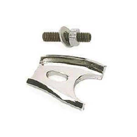 Moroso 26211 Chrome Distributor Hold Down Clamp - All Small Block Ford Engines - Chrome Plated Steel MOR26211