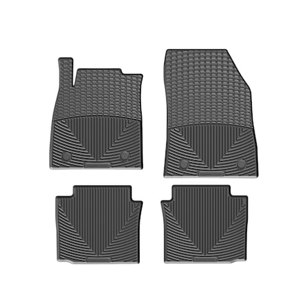 Weathertech Black, Front and Rear All Weather Floor Mats W318-W319