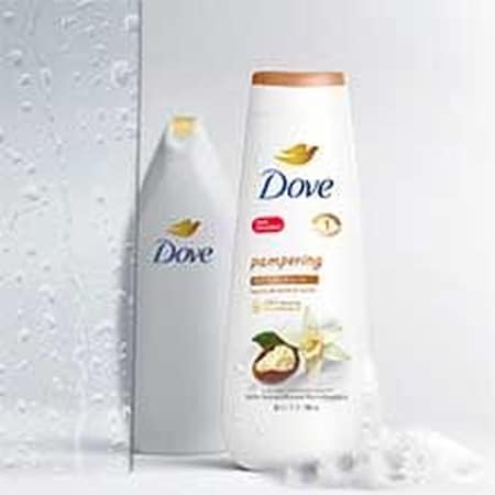 Dove Purely Pampering Shea Butter and Warm Vanilla Nourishing Body Wash, 20 Ounce, 4PK 69595360