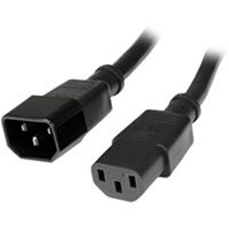 Dynamicfunction 6 ft. Monitor IEC320 Power Extension Cord Male to Female DY2200635