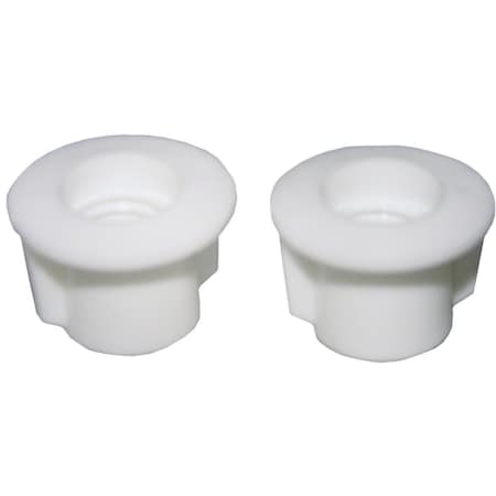 Westlake Pipe & Fittings 7/16 Wht Plastic Toilet Seat Bolt Includes Nuts & Washers 14-1065