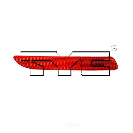 Tyc Capa Certified Side Marker Light Assembly 18-6071-00-9
