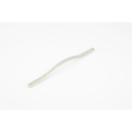 Schaub 288mm to 320mm Center to Center Skyevale Cabinet Pull with Crystals Satin Nickel Finish 303-15