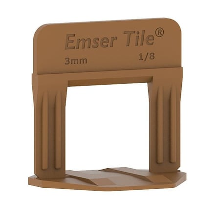 Emser Tile E-LEVEL Series Tile Leveling Spacer, 1/8 in Thick, 2PK ZEP18E2000