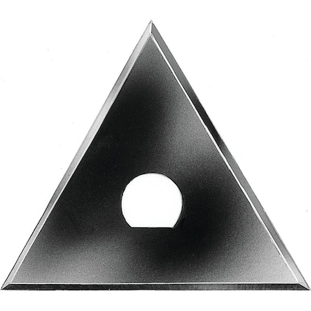 Hyde Scraper Blade, Triangular Blade, 2-1/4 in W Blade, Carbon Steel Blade 10420