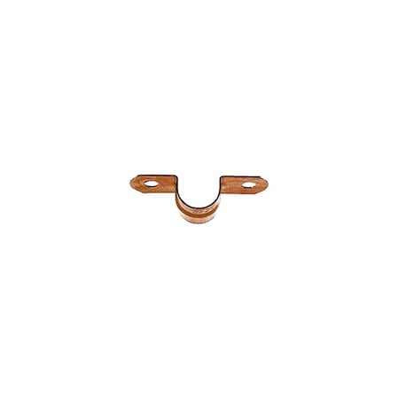 Streamline Copper Tube Strap, Double Hole, 3/8-In, 5PK A 61366